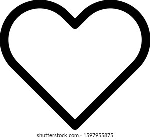 simple flat icon love design