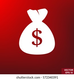Simple flat icon. Online shopping. For your design.
