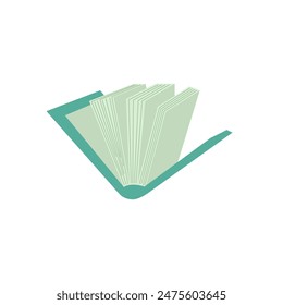Simple Flat Illustration Of Book