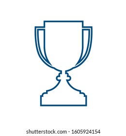  Simple flat illustration of a goblet. Icon, button for your website, mobile application 