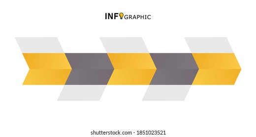 Se puede utilizar un simple elemento de diseño de infografía plana para presentar opciones, procesos, banners y en infografía.