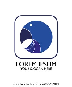 Simple Flat Isolated Bird Logo Design, For Your Business 