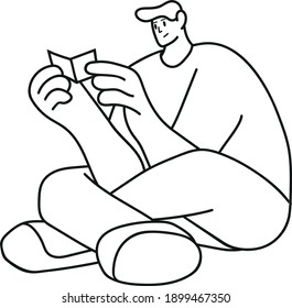 Simple flat isolated vector illustration