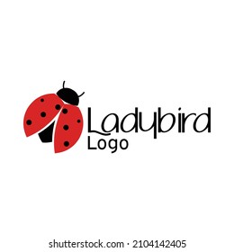 Simple Flat Ladybird Logo Is Perfect For Icon And Graphic Design