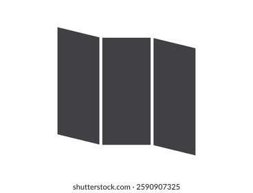 Simple and Flat Map Icon Illustration