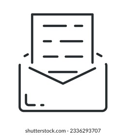 Simple flat minimalist line icon. Vector illustration