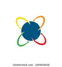 einfaches, flaches, modernes Logo-Symbol