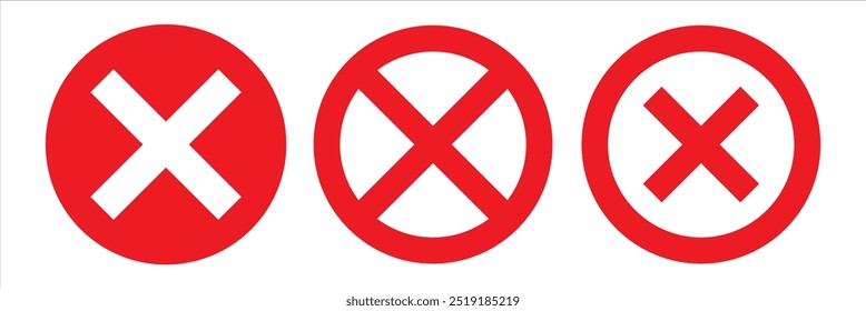 Simple, flat, modern, clean stop, cancel, no, stoppage, block, quit, remove, delete, take away, cancelled icon, design element for all boards, designs black.