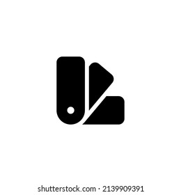 Icono de esquema plano simple para el diseño de ui.