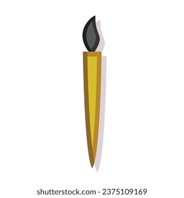 Simple Flat Paintbrushes Design Vector