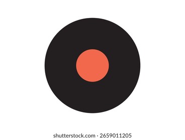 Simple Flat Record Button Icon