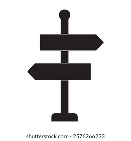 Simple flat Road traffic sign icon.  Suitable for use on web apps, mobile apps and print media.