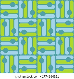 Simple flat seamless pattern will attract attention and transform any surface. Suitable for web, ads, textile, printed goods and for any design project.