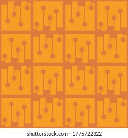 Simple flat seamless pattern will attract attention and transform any surface. Suitable for web, ads, textile, printed goods and for any design project.