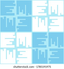 Simple flat seamless pattern will attract attention and transform any surface. Suitable for web, ads, textile, printed goods and for any design project.