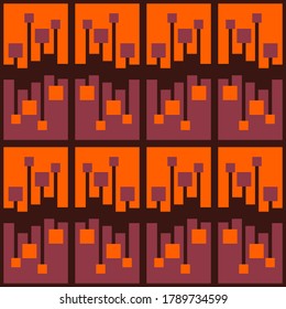 Simple flat seamless pattern will attract attention and transform any surface. Suitable for web, ads, textile, printed goods and for any design project.