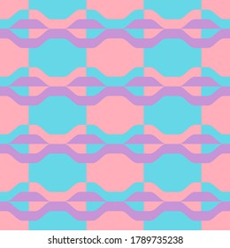 Simple flat seamless pattern will attract attention and transform any surface. Suitable for web, ads, textile, printed goods and for any design project.