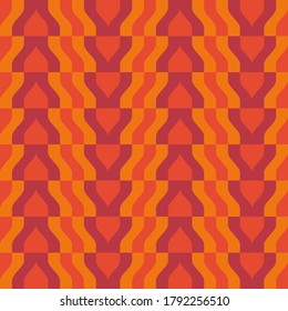 Simple flat seamless pattern will attract attention and transform any surface. Suitable for web, ads, textile, printed goods and for any design project.