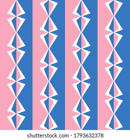Simple flat seamless pattern will attract attention and transform any surface. Geometric decor for web, ads, textile, printed goods and for any design projects.