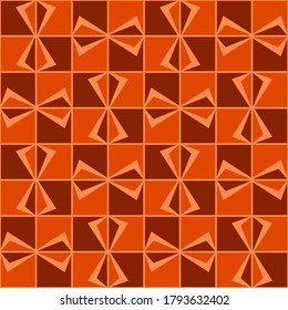 Simple flat seamless pattern will attract attention and transform any surface. Geometric decor for web, ads, textile, printed goods and for any design projects.