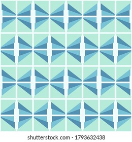 Simple flat seamless pattern will attract attention and transform any surface. Geometric decor for web, ads, textile, printed goods and for any design projects.
