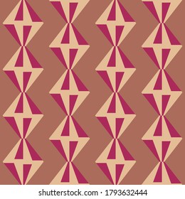 Simple flat seamless pattern will attract attention and transform any surface. Geometric decor for web, ads, textile, printed goods and for any design projects.