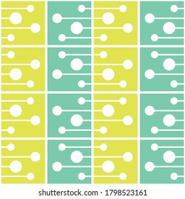 Simple flat seamless pattern will attract attention and transform any surface. Suitable for web, ads, textile, printed goods and for any design project.