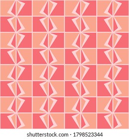 Simple flat seamless pattern will attract attention and transform any surface. Geometric decor for web, ads, textile, printed goods and for any design projects.