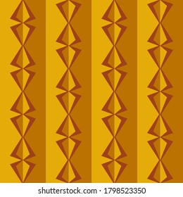 Simple flat seamless pattern will attract attention and transform any surface. Geometric decor for web, ads, textile, printed goods and for any design projects.