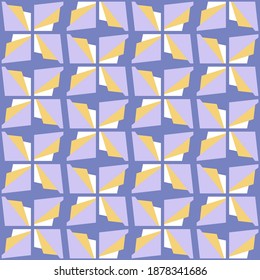 Simple flat seamless pattern will attract attention and transform any surface. Geometric decor for web, ads, textile, printed goods and for any design projects.