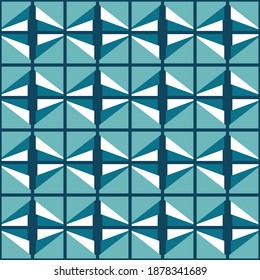 Simple flat seamless pattern will attract attention and transform any surface. Geometric decor for web, ads, textile, printed goods and for any design projects.