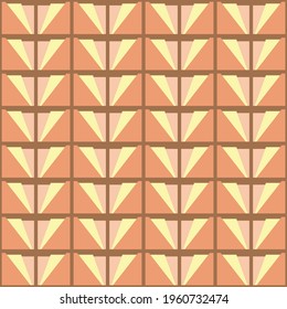 Simple flat seamless pattern will attract attention and transform any surface. Geometric decor for web, ads, textile, printed goods and for any design projects.