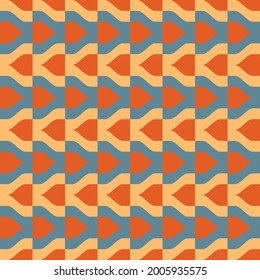 Simple flat seamless pattern will attract attention and transform any surface. Suitable for web, ads, textile, printed goods and for any design project.