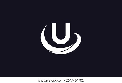 Simple and flat sign logo design with letters and alphabets