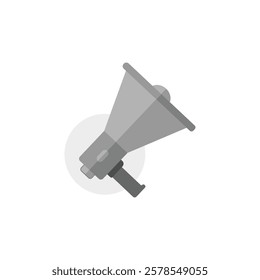 Simple Flat Speaker Illustration Design Toa Megaphone on White Background Template Vector