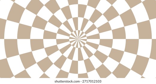 Dartboard de círculo de estilo plano simples com verificador padrão alvo jogo
