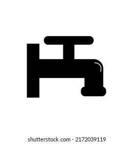 Simple flat style graphic art pipe design isolated on white. efficient use of resources to conserve them and easy conscious consumption and keep green energy