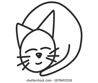 406 Curled up pose Stock Illustrations, Images & Vectors | Shutterstock