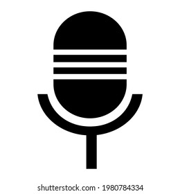 simple flat styled voice icon