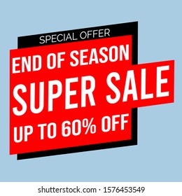 Simple flat super sale end of season