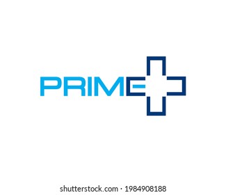 Simple Flat Syle Logo Of Prime Health Wordmark