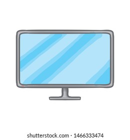 Simple Flat Television Vector Illustration
