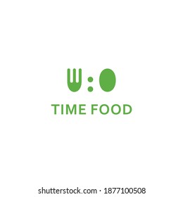 Logo del icono de comida rápida simple