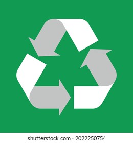 Einfaches universelles Recycling-Symbol