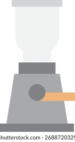Simple Flat Vector Blender Design