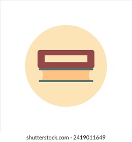 simple flat vector book elements