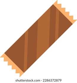 Simple flat vector chocolate bar