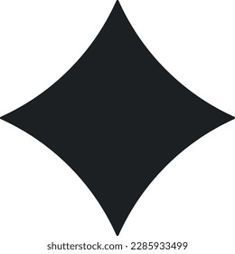 Simple flat vector dark star