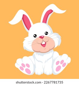 Simple ilustración vectorial plana de una tira cómica linda