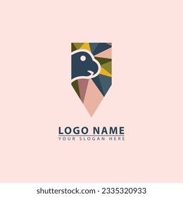 simple flat vector illustration great for business, industry, birds, art and garden.